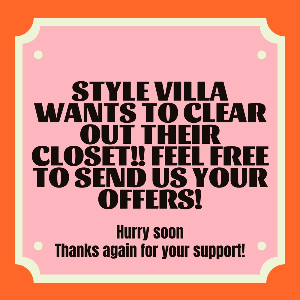 Closet Clearance Sale - Make an Offer